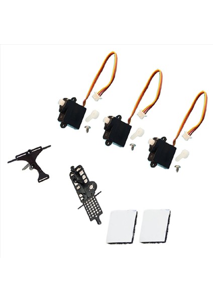 2 Set Xk K110 Yükseltme K110S Servo Ana Çerçevesi ve Servo Plakası Wltoys Xk K110 K110S Rc Helikopter Yükseltme Parçaları (Yurt Dışından) indirimleri