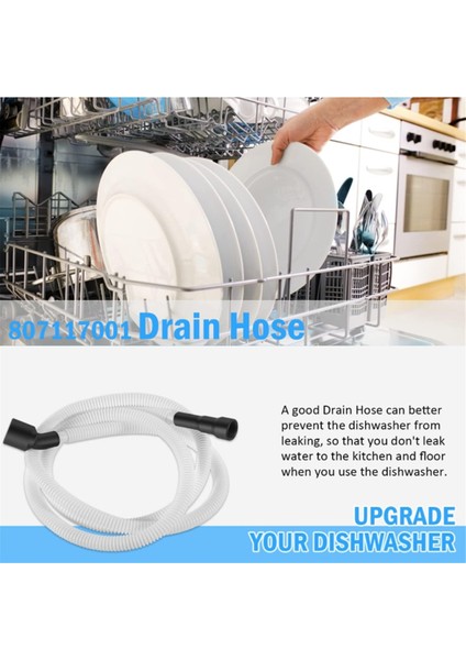 807117001 Frigidaire ve Electrolux Bulaşık Makineleri Için Bulaşık Tahliye Tahliye Hortumu AP5806794 PS9494138 154369601 (Yurt Dışından) indirimleri