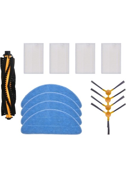 Ana yan fırça filtresi paspas bezi Liectroux C30B XR500 E30 Proscenic 800T 820s VT-5555 Vakum Süpürücü (Yurt Dışından)