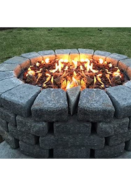 Doğal Gaz ve Propan Ateş Çukuru Şömine Ateş Çukuru Brülör Için 6 Inç Yuvarlak Ateş Çukuru Brülör Yüzüğü Kapalı ve Dış Mekan (Yurt Dışından) fırsatları