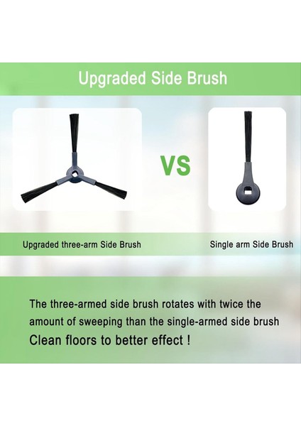 Köpekbalığı AV2610WA için yedek parçalar RV2610WA Matrix Plus 2- In-1 In-1 Robot Vakum Süpürge Ana Yan Fırça Filtre Mops (Yurt Dışından) indirimleri