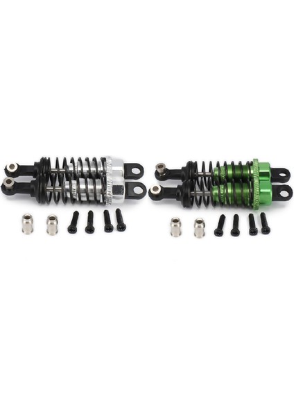 2 Set Yağı Ayarlanabilir 65MM Şok Emici Damper Araba 1/18 Wltoys A959 A969 A979 K929 Hpı Hsp Traxxas Gümüş ve Yeşil (Yurt Dışından)