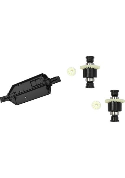 2 Set Rc Araba Parçası 1 Pcs Şasi Gövde Çerçevesi ve 1 Set Rc Araç Diferansiyel Montajı (Yurt Dışından)
