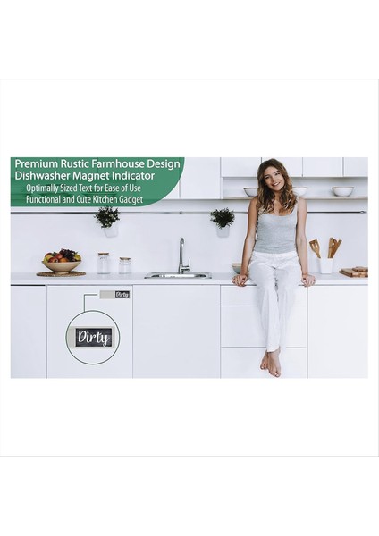 Bulaşık Makinesi Temiz Kirli Işaret Mutfak Organizasyonu Için Güçlü Evrensel Kirli Temiz Bulaşık Mıknatı Göstergesi (Yurt Dışından) indirimleri