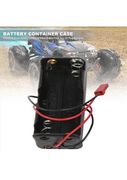 4pack 6V 4xaa Pil Conter Kılıf Tutucu Paket Kutusu Hsp Redcat Için Jst Fiş Alıcı 1/8 1/10 Rc Nitro Güç Otomobil Kamyonu (Yurt Dışından) fırsatları