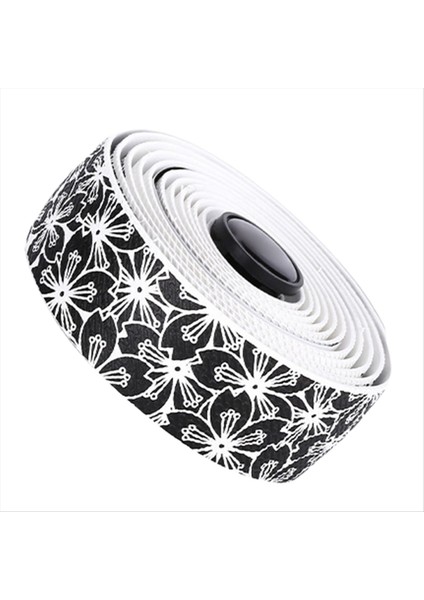 Bisiklet Gideri Bant Yol Bisikleti Gidon Bant Şok Geçirmez Şok Geçirmez Aşınma Emici Ter-Emici Beyaz Siyah (Yurt Dışından)