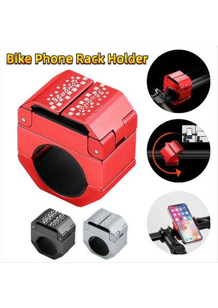 Bisiklet Cep Telefon Montajı Mtb Bisiklet Cep Telefonu Stand Braket Halkası Şeklinde Motosiklet Telefon Montaj Tutucu Bisiklet Parçaları C (Yurt Dışından) fiyatları