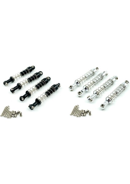 2set Mn D90 Mn-90 MN99S Wpl C14 C24 C34 Rc Car 4pcs Metal Şok Emici Damper Yükseltme Parçaları 5 ve 3 (Yurt Dışından)