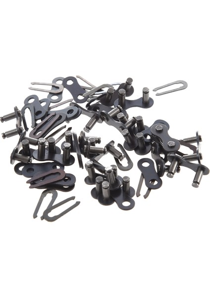 20 Pcs Siyah Bisiklet Bisiklet Zinciri Master Bağlantı Bağlantısı 0 5 &quot Pitch (Yurt Dışından)