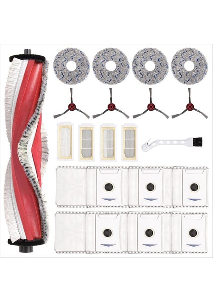 ECOVACS DEEBOT T30 OMNI/T30 Pro Omni Robot Vakum Temizleyici Ana Yan Fırça Hepa Filtre Mop Bez Tuzları Parçalar (Yurt Dışından)
