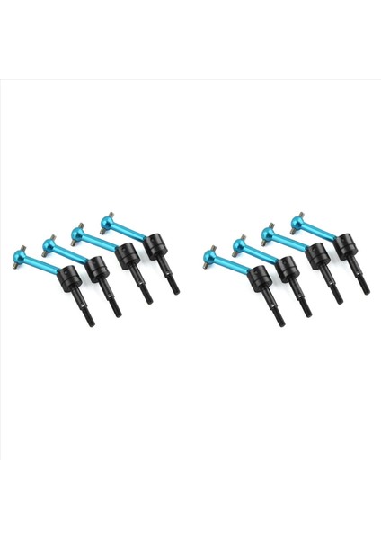 8pcs Metal Evrensel Şaftı Tamıya TT01 TT02 TT01D TT01E TA04 1/10 Rc Araba Parçaları Mavi Için (Yurt Dışından)