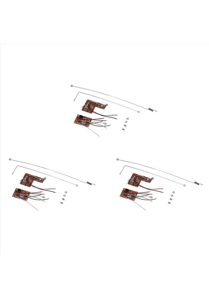 3 Set 4ch 40MHZ Uzak Verici ve Alıcı Kartı Dıy Rc Otomobil Robotu Uzaktan Kumanda Oyuncak Parçaları (Yurt Dışından)