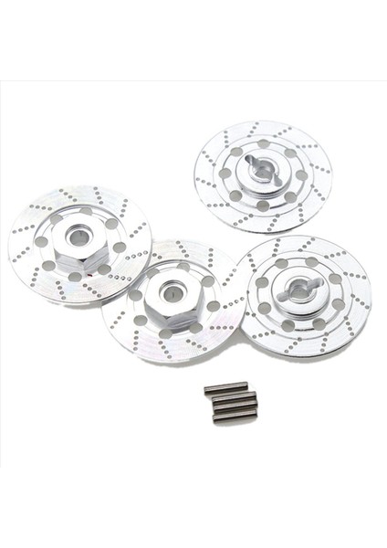8pcs Metal Fren Disk Tekerleği Jant Kutusu Metal Onaltılık Adaptörü 12/10 Sakura D4 Yolda Yarış Rc Araç Parçaları Gümüş (Yurt Dışından) indirimleri