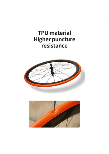 4x Ultralight Bisiklet Iç Tüp 700 x 18-32C Yol Bisiklet Tpu Lastik 700C 65MM Uzunluk Fransız Valf Süper Işık Tüpü (Yurt Dışından) fiyatları