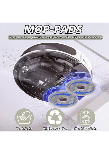 ECOVACS DEEBOT T30 OMNI/T30 Pro Omni Robot Vakum Temizleyici Ana Yan Fırça Hepa Filtre Mop Bez Tuzları Parçalar (Yurt Dışından) indirimleri