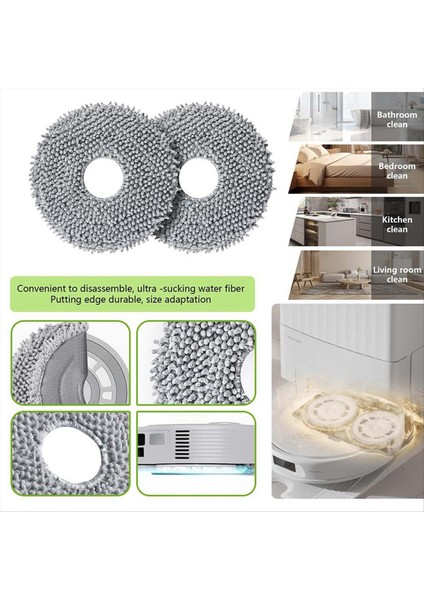 Roborock Qrevo için 28 PCS Maxv / Qrevo S / Qrevo Pro Vakum Aksesuarları Ana Yan Fırça Filtre Mop Pad Toz Torbaları Parçalar (Yurt Dışından) fırsatları