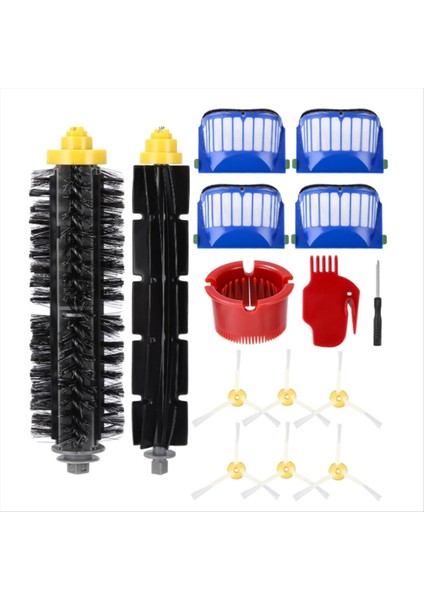 Irobot Roomba için Yedek Fırçalar 600 Serisi 605 606 610 615 616 620 621 625 630 Fırça Aksesuar Kiti Filtre (Yurt Dışından)
