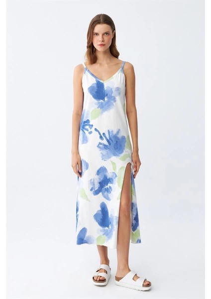 Ip Askılı Uzun Yırtmaçlı Penye Gecelik fiyatları