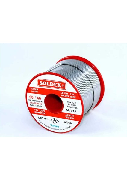 60-40 Lehim Teli 500 Gr 0.50 mm - Sn:60 / Pb:40 modelleri