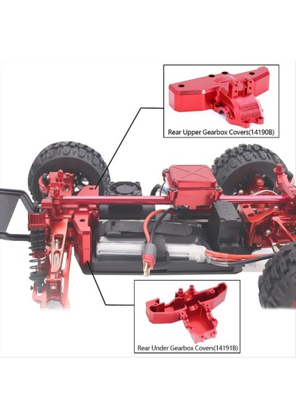 1/14 Mjx 14210 14209 Gideribi Kapakların Yüksek Diğer Kurulu Kapalı Rc Araç Yükseltme Yedek Parçaları Kırmızı (Yurt Dışından) fırsatları