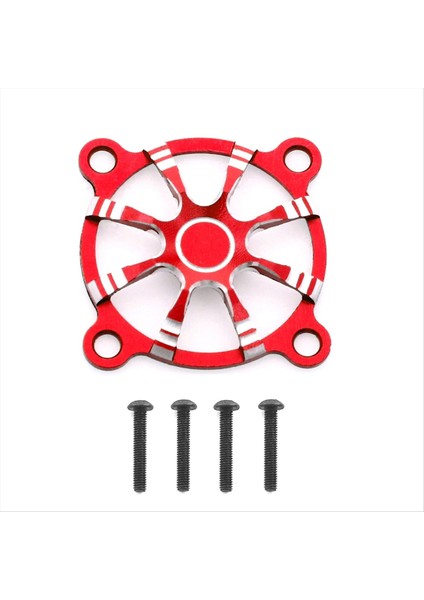 30X30MM Alüminyum Alaşım Soğutma Fan Kapağı Rc Motor Esc Elektrik Düzenleme Fan Koruma Kapağı Kırmızı (Yurt Dışından)