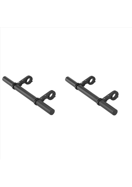 2x Bisiklet Gideri Uzantısı 30CM Bisiklet Gideri Genişletici Alüminyum Alaşım Braketi Kelepçe Hız Göstergesi Far Gps (Yurt Dışından)