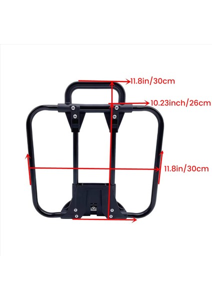 Katlanır Bisiklet Çantası Sepet Çerçeve Brompton S-Çantası Sepet Çantası Katılım Bisiklet Aksesuarları 30X26CM Siyah (Yurt Dışından) fırsatları