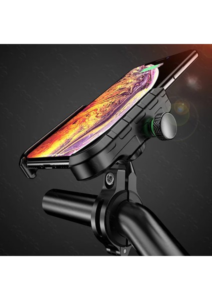 Evrensel Motosiklet Telefon Tutucu 360 ° Bisiklet Telefon Tutucu 5 4-7 2 Inç Cep Telefonu Stand Kırmızı (Yurt Dışından) fırsatları