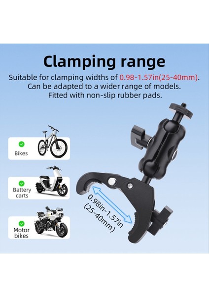 Djı Rc/rc2 Için Bisiklet Tutucu Montajı 2 Rc Uzaktan Kontrolör Mini 4 Pro/mini 3 Pro Aksesuarları Için Motosiklet Gideri Montajı (Yurt Dışından) modelleri