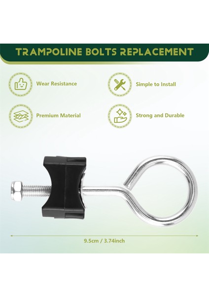 10 Adet Trambolin Vidaları Trambolin Aksesuarları Trambolin Takmak Için Vidalar Büyük ve Küçük Trambolinler Için (Yurt Dışından) fırsatları