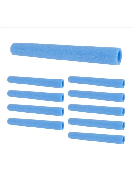 10PCS Trambolin Kutupları Kapak Dolgu Köpük Boru 40 cm Köpüklü Boru Sünger Kasası Koruyucu Trambolin Kutup Kolları Mavi (Yurt Dışından)