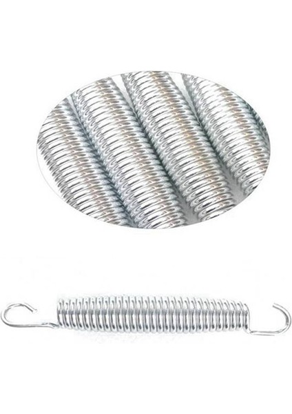 12 Paket 6 5 Inç Trambolin Yay Çelik Yedek Kiti Ekstra Sıçrama Trambolin Aksesuarları Için Gümüş (Yurt Dışından) modelleri