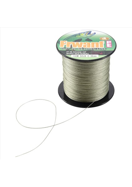 Frwanf Pe Örgülü Balıkçılık Hattı 4 Strand 100M Süper Balıkçı Sazan Hatları Için Süper Güçlü Çok Filement Ipliği 12LB 5 0 (Yurt Dışından) fiyatları
