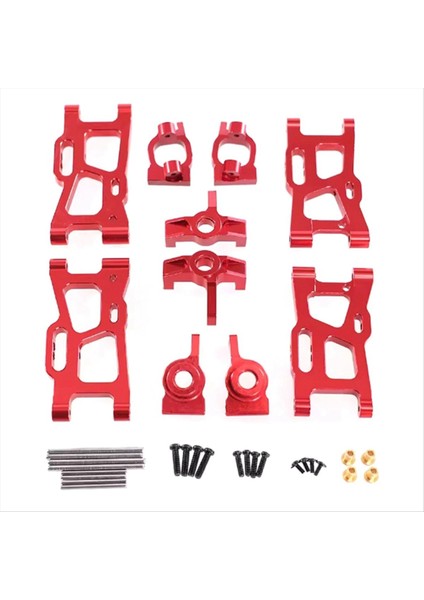 Wltoys Için Metal Salıncak Kolu Yükseltme Kiti 1/14 144010 144001 144002 1/12 124016 124017 124018 124019 Rc Araba Yükseltme Parçaları (Yurt Dışından)