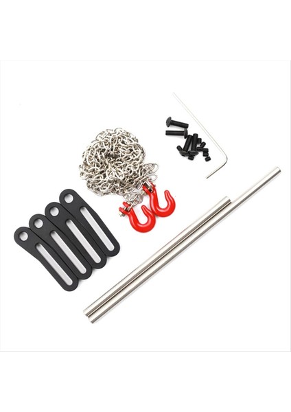 Rc Araba Yükseltme Ayarlanabilir Ön ve Arka Tampon Kiti 1/10 SCX10 Trx4 Lcg Rc Araba Yükseltme Parçaları Siyah (Yurt Dışından) modelleri