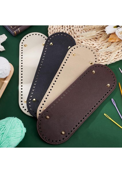 4pcs Torba Alt Taban Pedler 4 Renk Oval Tığ Işi Torba Dip Deri Deri Alt Şekillendirici Ped 10X4 7inch (Yurt Dışından) indirimleri