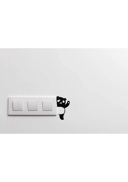 Taraflı Kullanıma Uygun Panda Duvar Sticker fiyatları