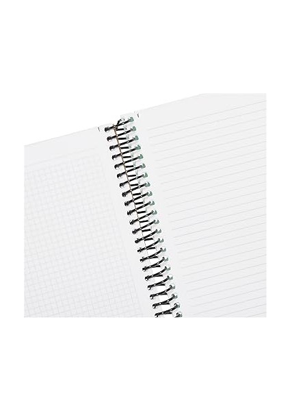 Infinity Primary Serisi, A4, 5 Konulu (4 Kareli, 1 Çizgili) 150 Yaprak Pp Kapaklı Spiralli Defter, Yeşil modelleri