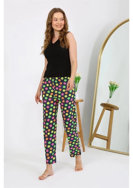 Kadın Penye Smile Desenli Tek Alt Pijama fiyatları