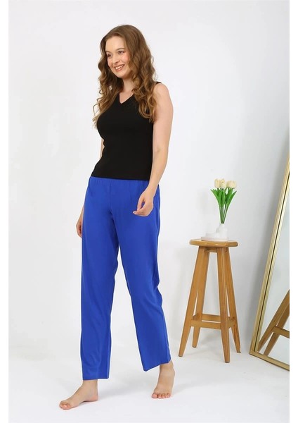 Kadın Penye Düz Tek Alt Pijama Sax fiyatları