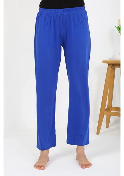 Kadın Penye Düz Tek Alt Pijama Sax modelleri