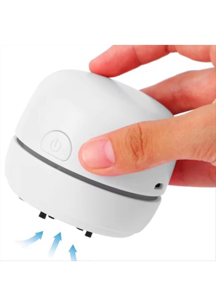 Mini Elektrikli Temizleyici Masaüstü Temizleme Kablosuz Taşınabilir Ofis Pc Klavye Temizleyicileri Beyaz (Yurt Dışından) fırsatları