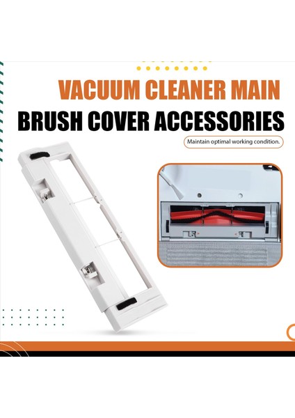 Xiaomi Mi Robot Vakum-Mop 2 / Mijia 2c Için Merkezi Ana Fırça Kapağı STYTJ03Z Vakum Süpürge Aksesuarları (Yurt Dışından) fırsatları