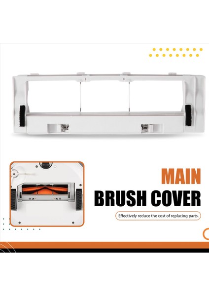 Xiaomi Mi Robot Vakum-Mop 2 / Mijia 2c Için Merkezi Ana Fırça Kapağı STYTJ03Z Vakum Süpürge Aksesuarları (Yurt Dışından) indirimleri