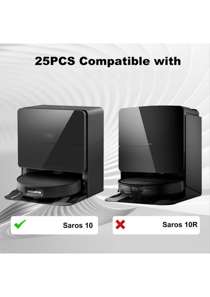 Roborock Saros Için 10/G30 Robot Vakum Süpürge Yedek Parçalar Ana Yan Fırça Toz Çanta Filtresi Mop Pad Aksesuarları (Yurt Dışından) fiyatları