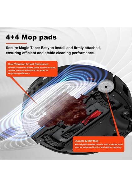 Roborock Saros Için 10/G30 Robot Vakum Süpürge Yedek Parçalar Ana Yan Fırça Toz Çanta Filtresi Mop Pad Aksesuarları (Yurt Dışından) indirimleri