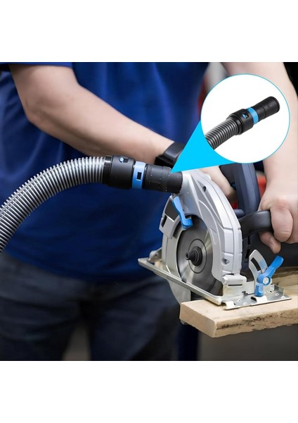 1 1/4 Inç x 17 Ft. Elektrikli Aletler Için 5 Bağlantı Parçası/adaptörlü Ev ve Atölye Vakumları Için Toz Toplama Hortumu (Yurt Dışından) fiyatları