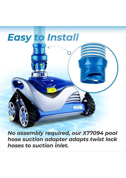 Zodyak Mx6 Mx8 Yüzme Havuzu Vakum Temizleyici Hortum Adaptörü Yüzme Havuzu Temizleyici (Yurt Dışından) modelleri
