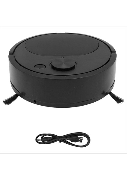 Robot Vakum Süpürge Çok Fonksiyonlu USB Şarj Mini Akıllı Süpürme Robot Ahşap Döşeme Karo Halı Vakumları (Yurt Dışından)