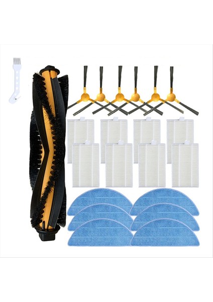 Kabum Smart 700/500 Robot Vakum Temizleyici Aksesuarları Ana Roller Yan Fırça Hepa Filtre Mop Bezi Yedek Parçalar (Yurt Dışından)